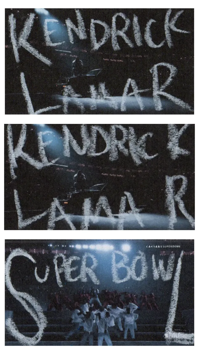 Kendrick Lamar x Super Bowl Performance Mixed Media Animation