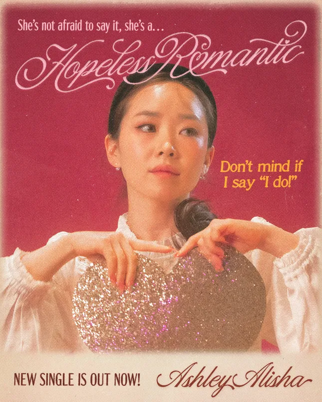 Ashley Alisha - Hopeless Romantic Song Release Promo & Title Typography