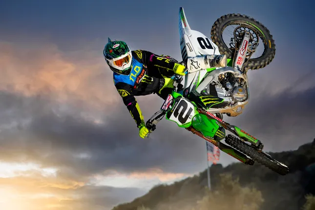 Jeremy McGrath for a Maxxis Tire campaign