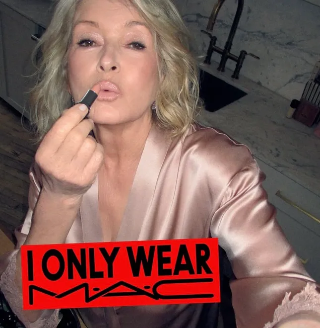 I ONLY WEAR MAC Nudes Campaign with Martha Stewart