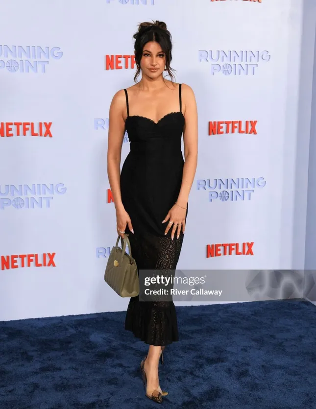 Hair and makeup on Richa Moorjani for Running point Netflix premier