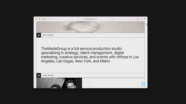 The Made Group Website