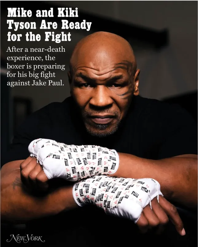 Mike Tyson for New York Magazine cover