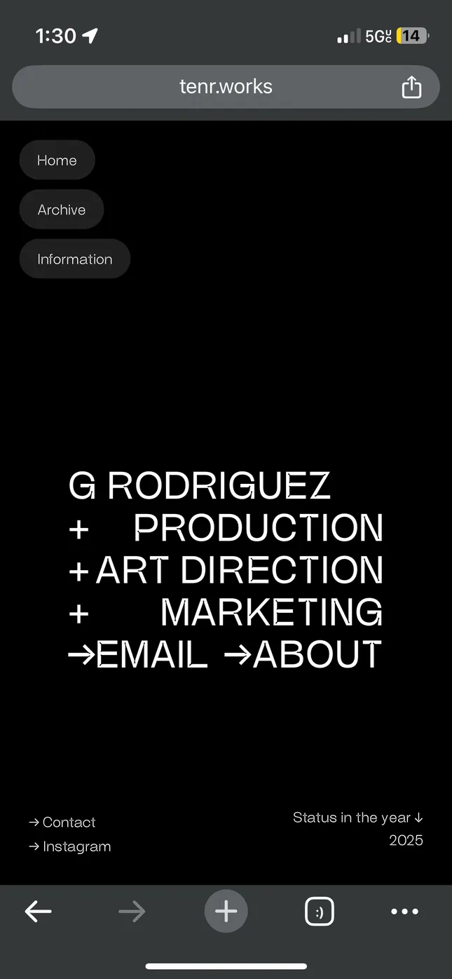 Portfolio Site with Animation