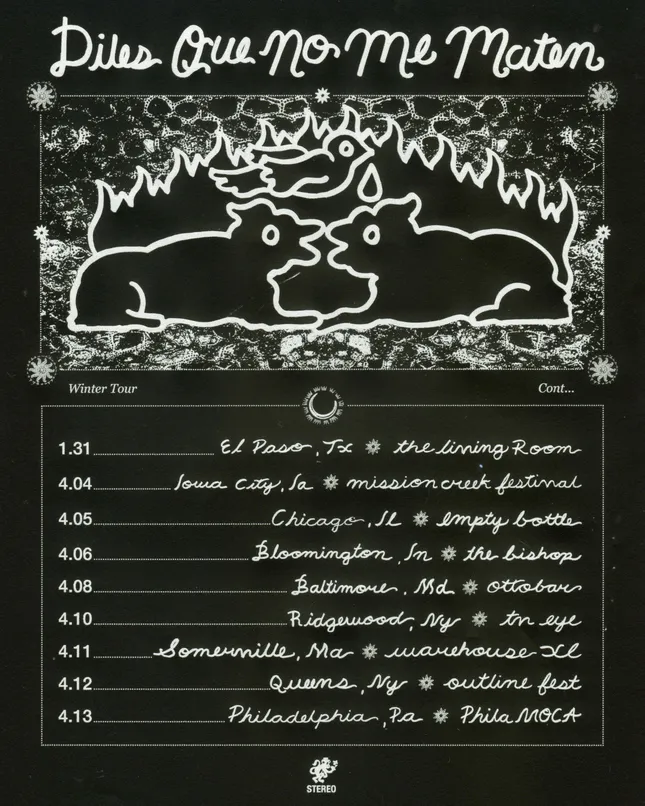 Diles Que No Me Maten, Tour Poster