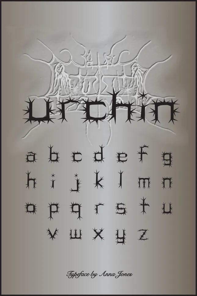 "URCHIN" Typeface Design