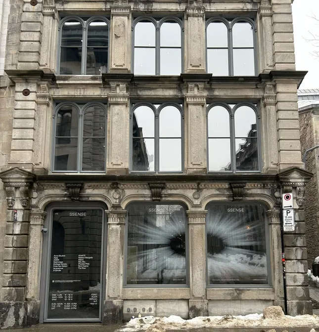 SSENSE Montreal Window Installation