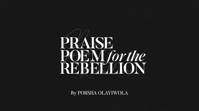 Pornhub Presents Praise Poem for the Rebellion