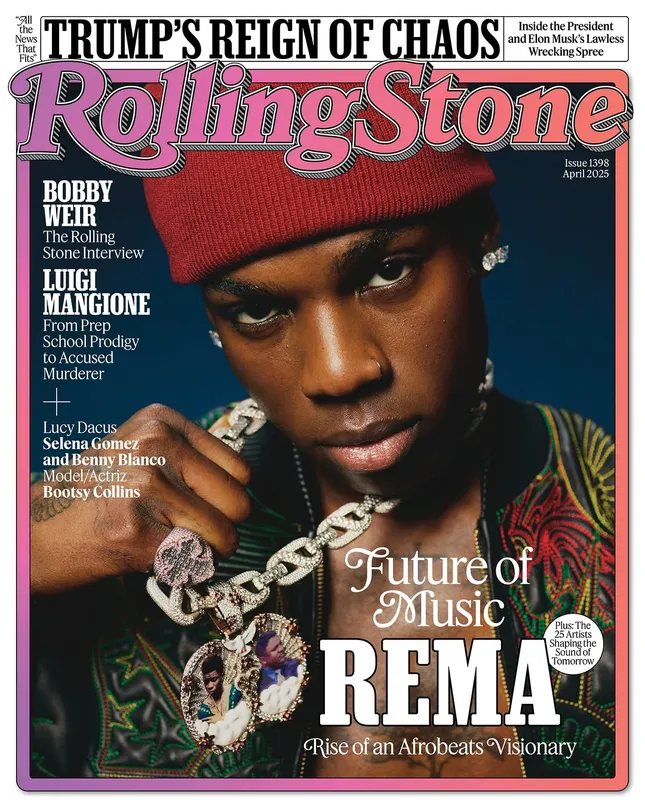 Rema for Rolling Stone Magazine