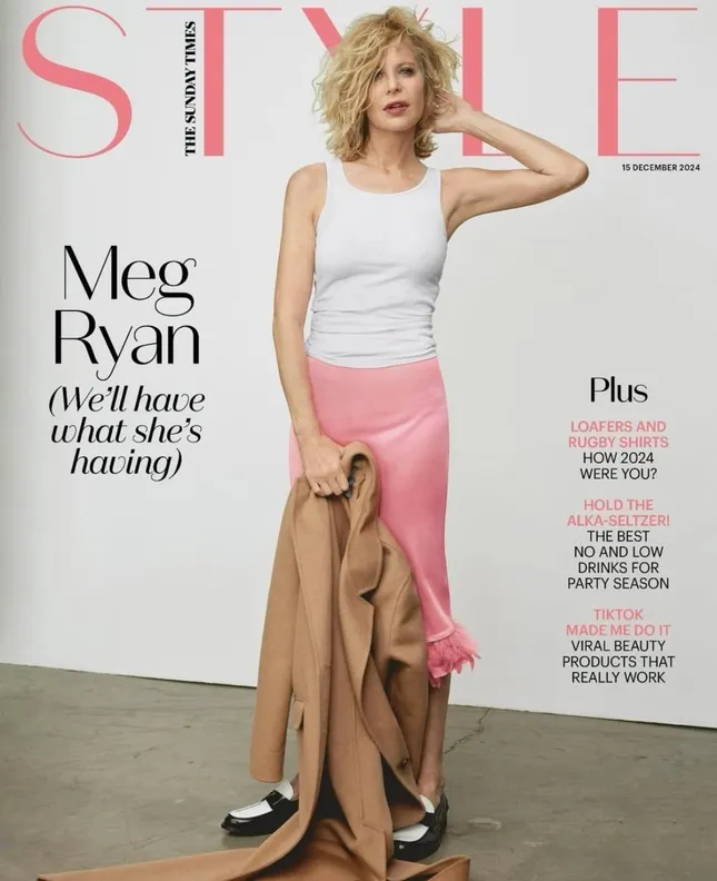 Sunday Times Style Magazine featuring Meg Ryan