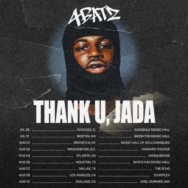 4batz Thank U, Jada Tour