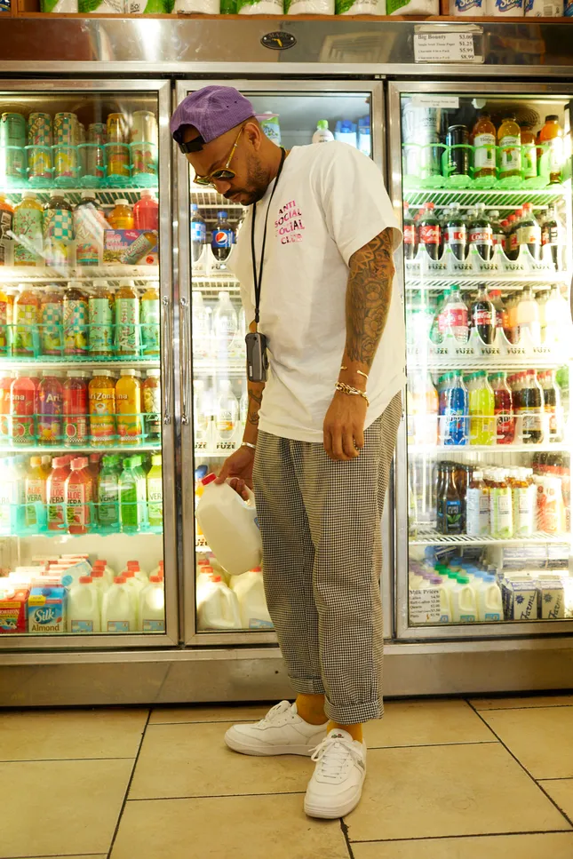 Ellesse artist spotlight, Curvel Baptiste