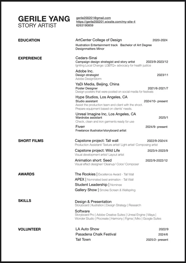 Resume