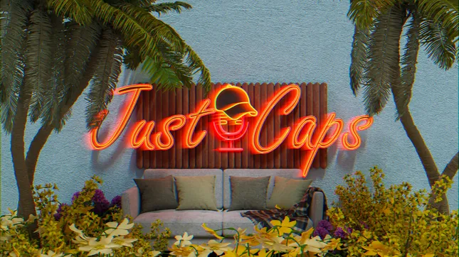 Just Caps Podcast Branding
