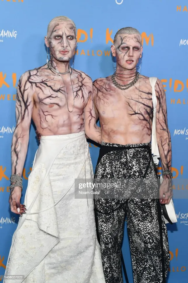Yannik Zamboni and Aaron Kohler - Heidi Klum Halloween '22