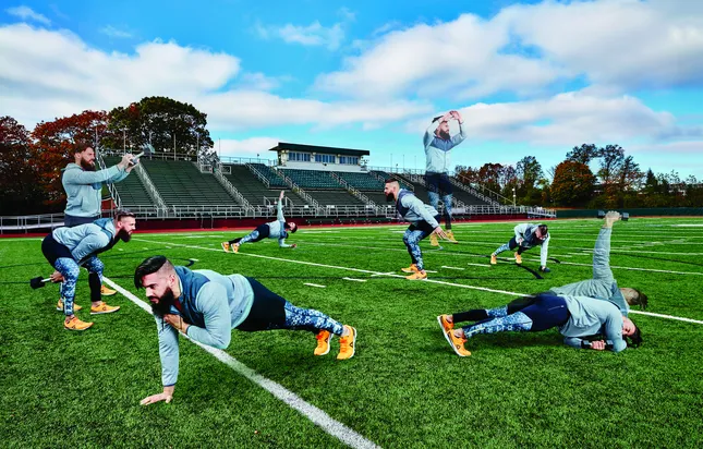 Men's Health Magazine Monthly Fitness Spread