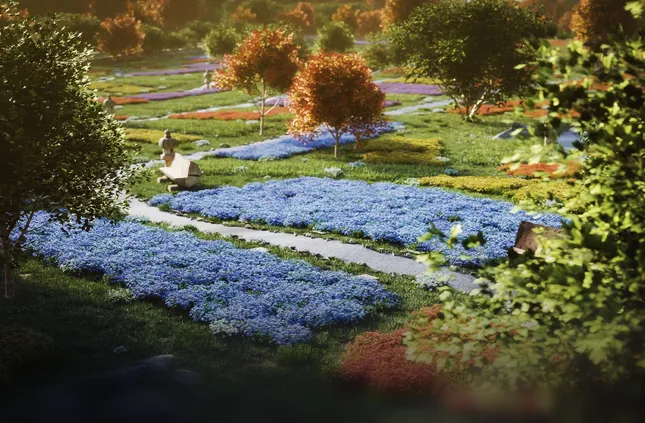 3D Environment - Inspired Meadows