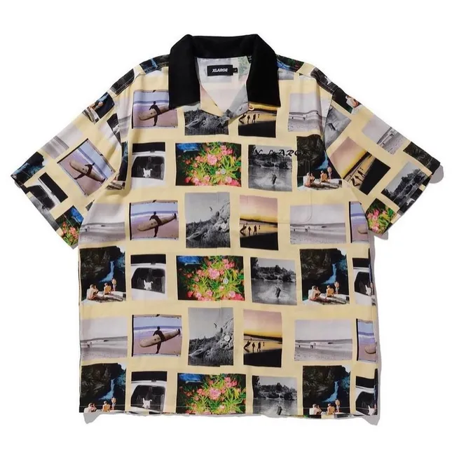 XLARGE SS21 All Over Photo Print Shirt