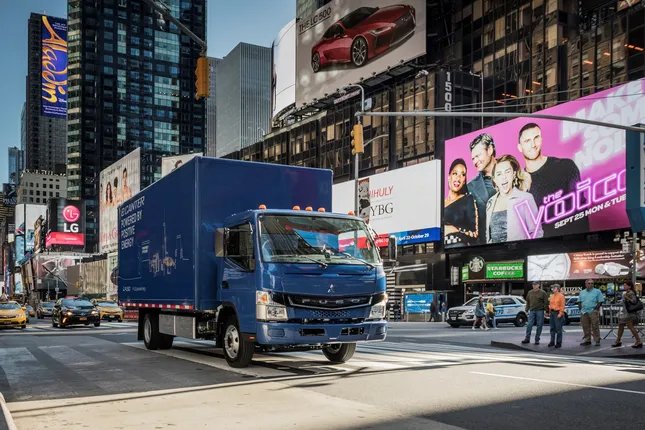Mitsubishi Fuso eCanter US Rollout