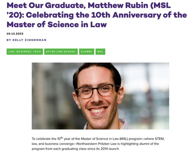 Northwestern Law: Alumni Profiles