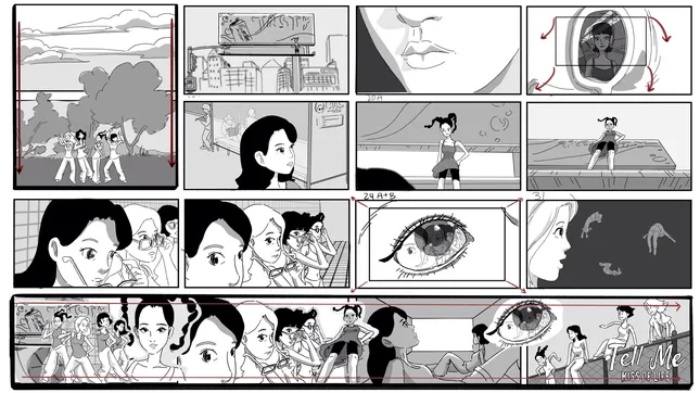 Storyboard for Kiss Of Life