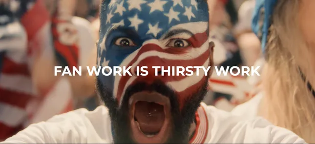 Coca-Cola x U.S. Soccer: Fan Work Is Thirsty Work
