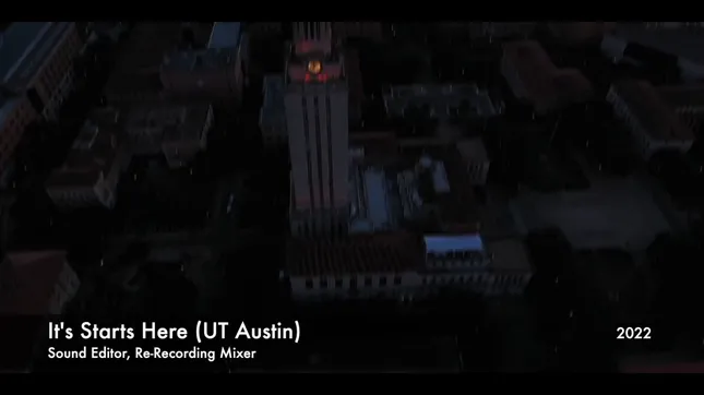 Sound Reel