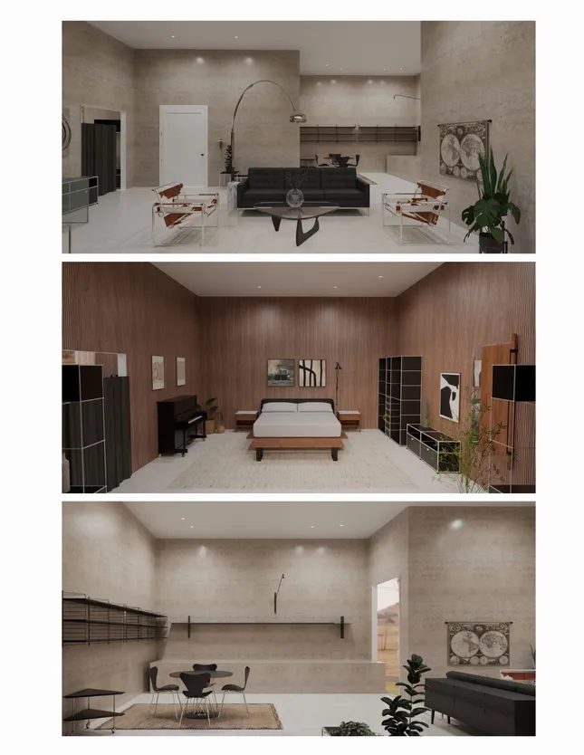 Contemporary Modern Industrial Interior