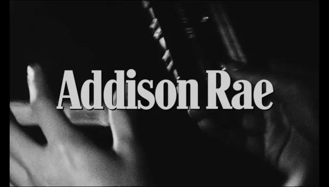 Addison Rae - ‘Diet Pepsi’ Title Design