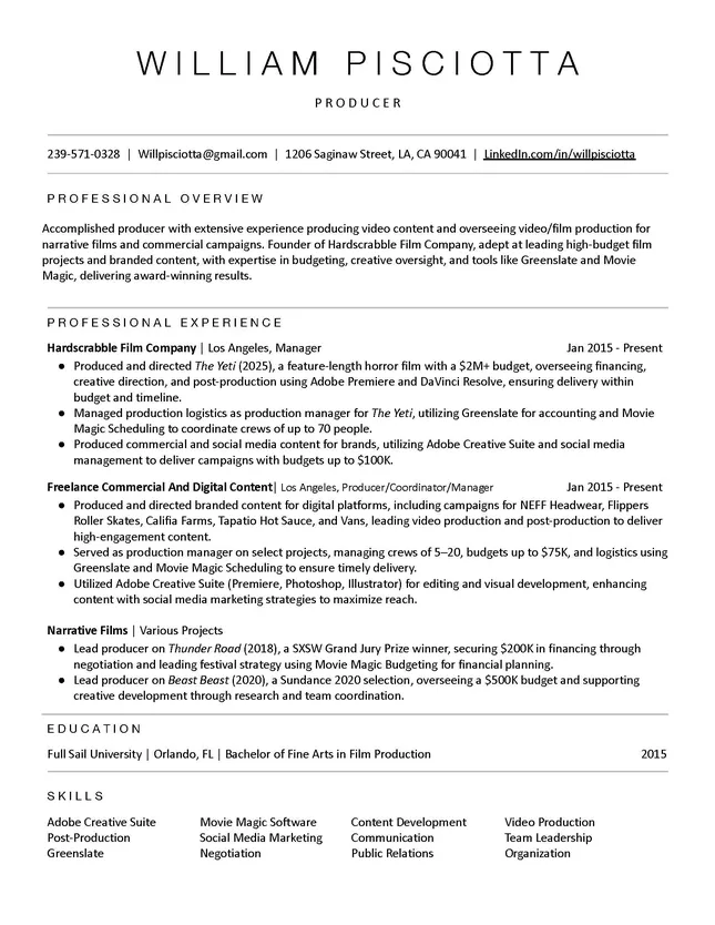Resume (: