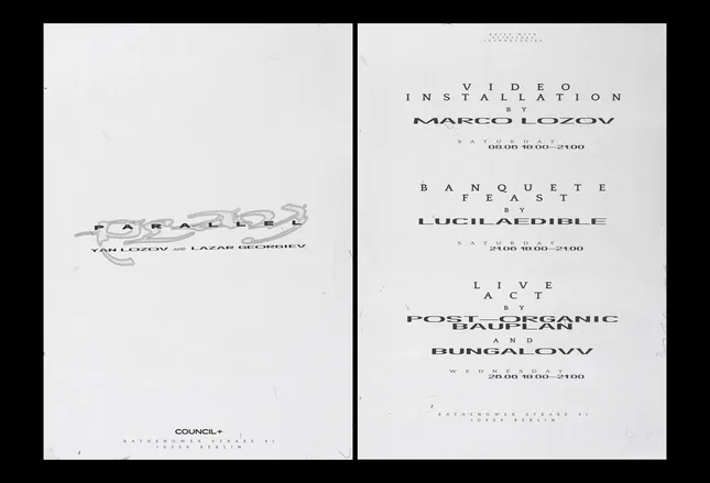 Paralell Play I Exhibition Graphic System