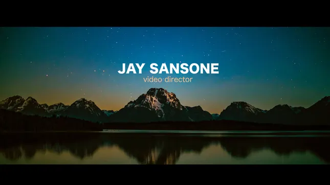 Jay Sansone - Director / Cinematographer Reel