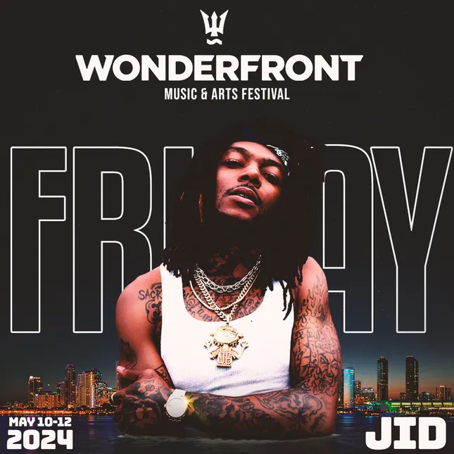 Artist Graphics for Wonderfront Music & Arts Festival 2024