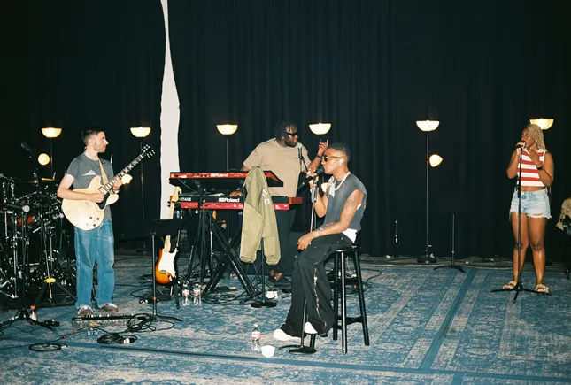 Wizkid Film + Digital Photos in Studio