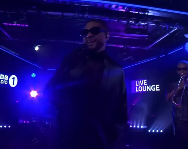 BBC RADIO 1 Live Lounge: Usher