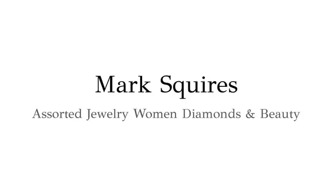 Mark Squires Assorted Jewelry