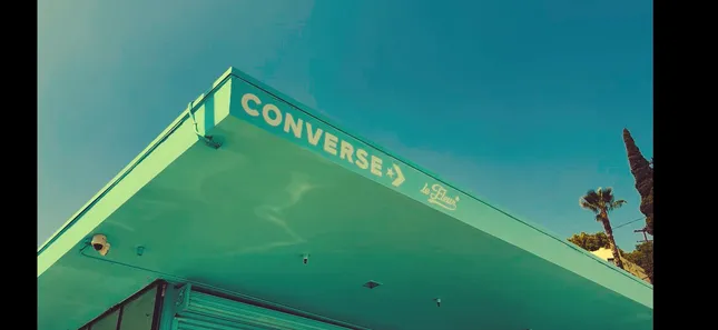 Le FLUER x Converse Pop Up Event Specs Advertisement