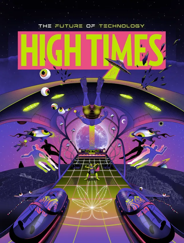 High Times Cover Illustration