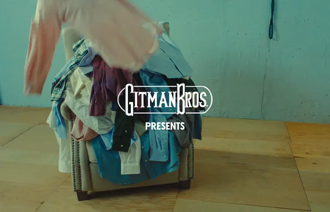 Gitman Brothers Clothing commercial Shoot
