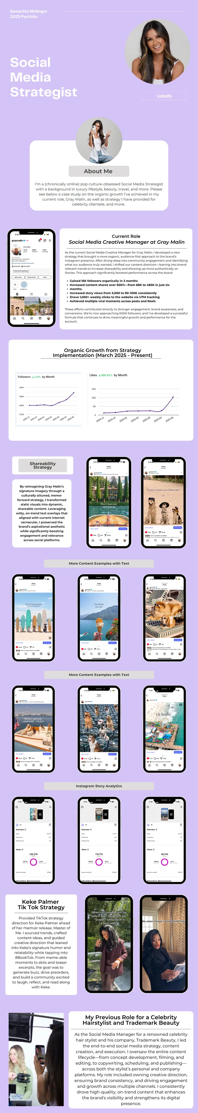 Organic Social Portfolio