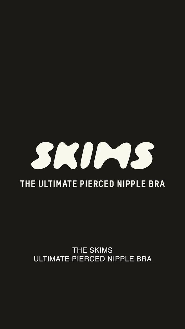 SKIMS- The Ultimate Pierced Nipple Bra Campaign
