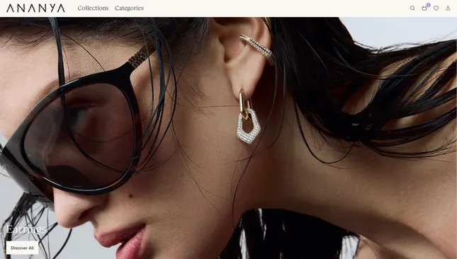 Ananya Jewelry Ecommerce Site