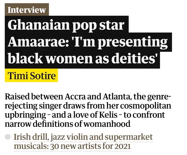 The Guardian x Amaarae