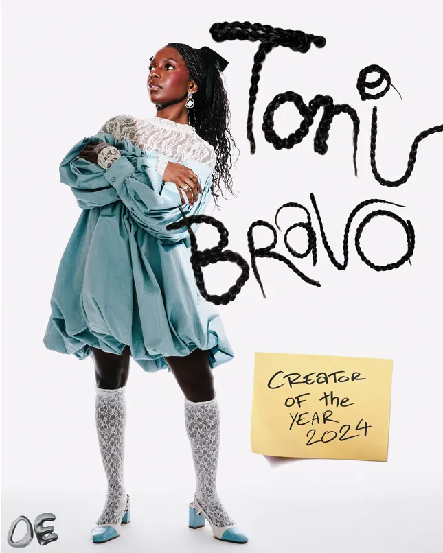 Toni Bravo for Our Era Magazine creator of the year 2024