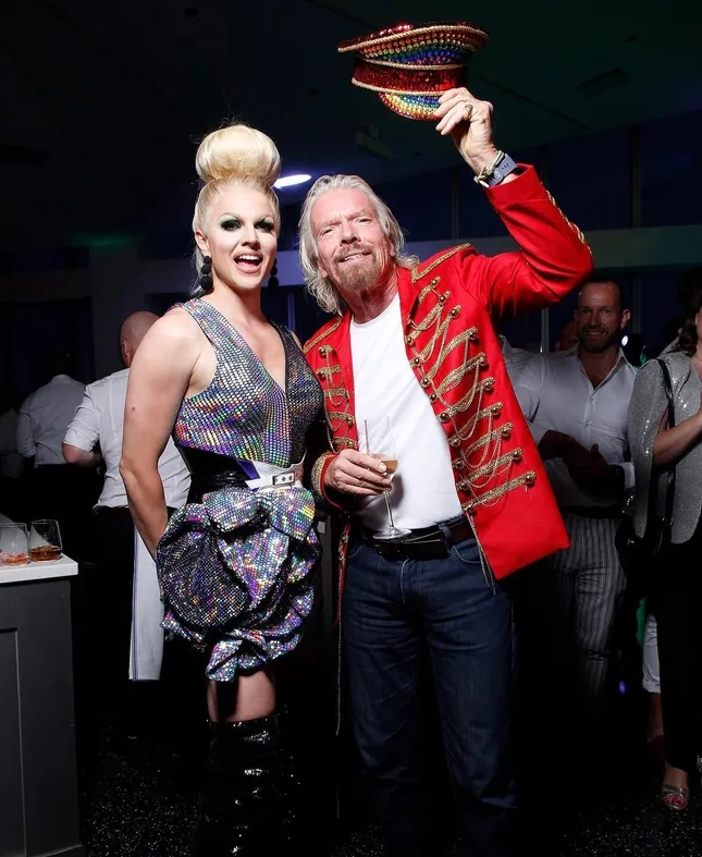 Event for Virgin, pride month.
