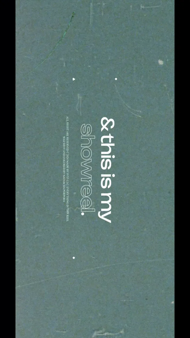 CINEMATOGRAPHY SHOWREEL