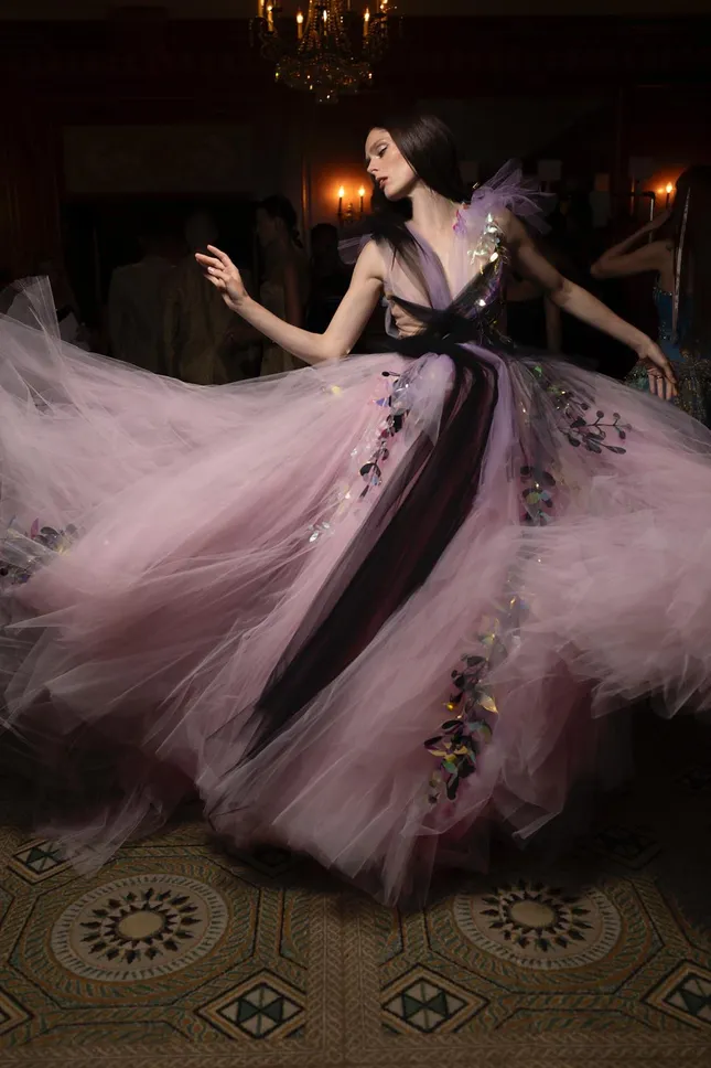 Coco for Christian Siriano backstage first looks