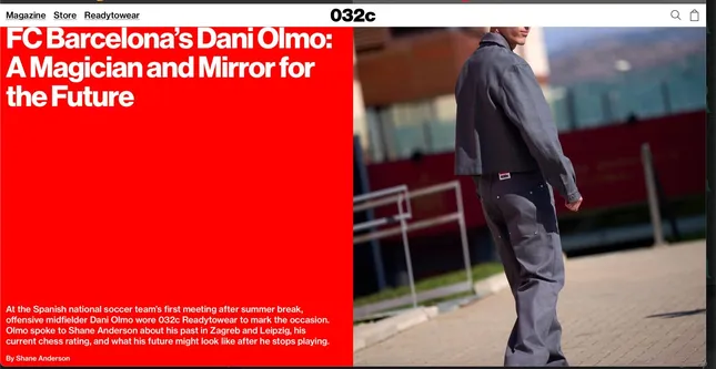 Dani Olmo for 032c