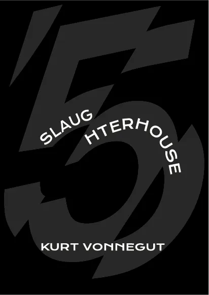 Concept book cover project for KURT VONNEGUT "SLAUGHTER HOUSE-FIVE