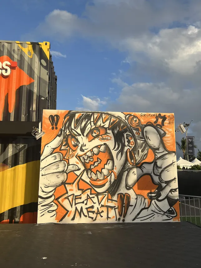 Secret Walls and Snipes X Rolling loud live art